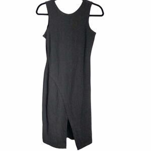 Amanda Uprichard Black Sleeveless Bodycon Dress